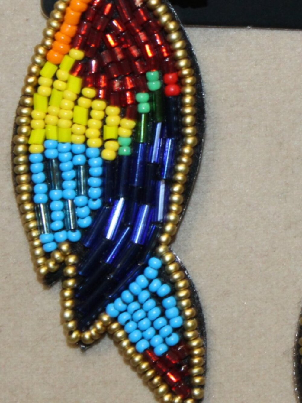 NWT Torrid Tropical Bird Statement earrings  FUN! - Picture 3 of 9